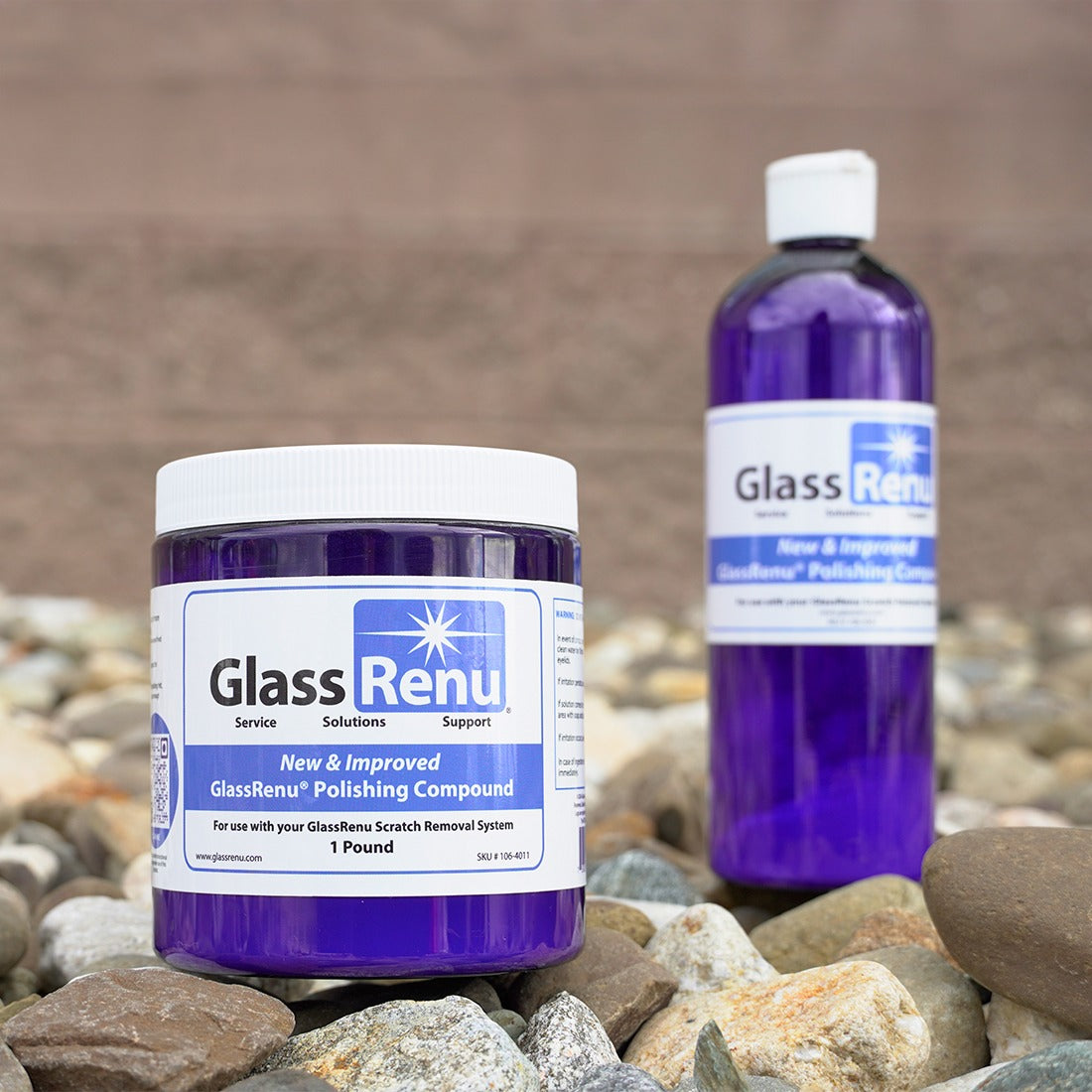 GlassRenu Polishing Compound Lifestlye View