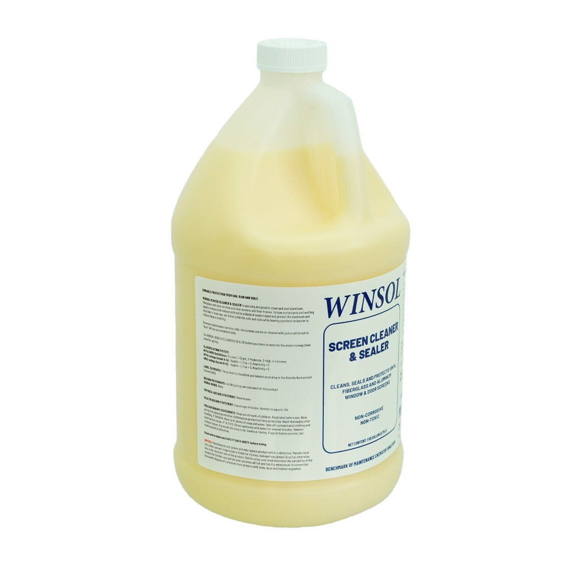 Winsol Screen Cleaner and Sealer Gallon Angle View