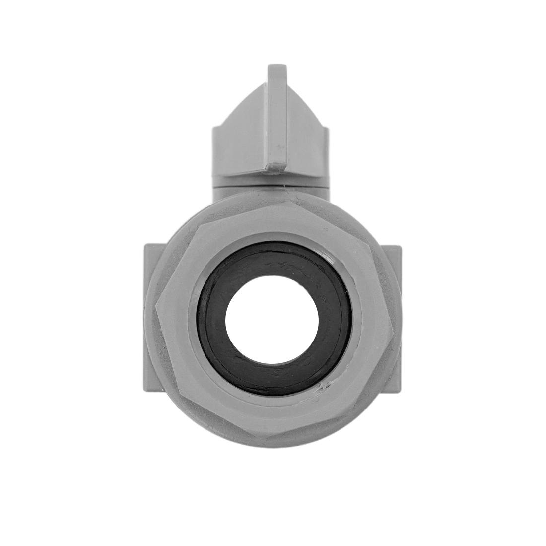XERO Plastic Two-Way Ball Valve BackView