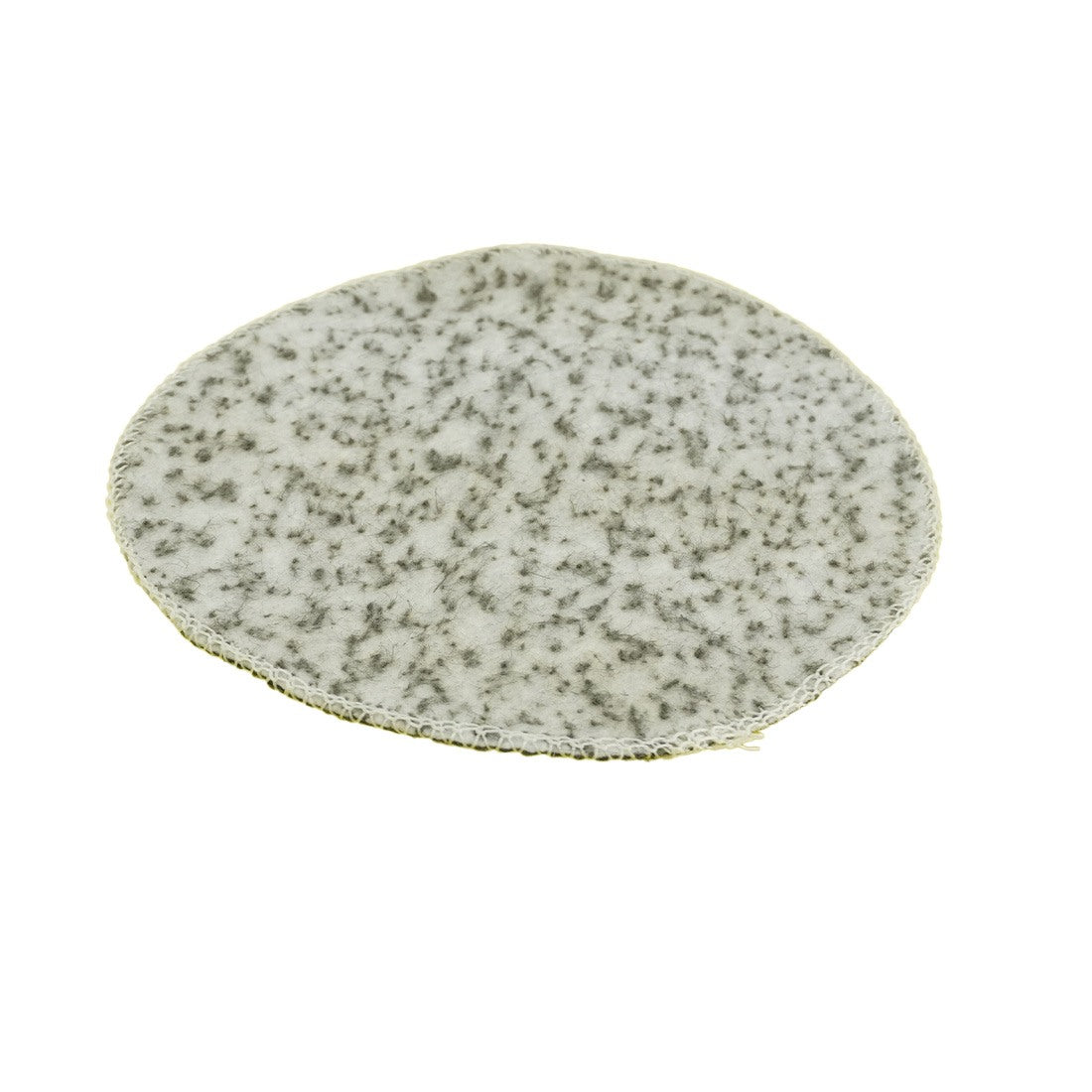 JFlint Steel Wool Polishing Pad - 5 Inch Back Flat Angle View