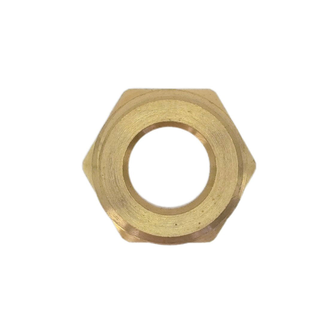 World Enterprises GHM x 3/8 FPT Bushing Top View