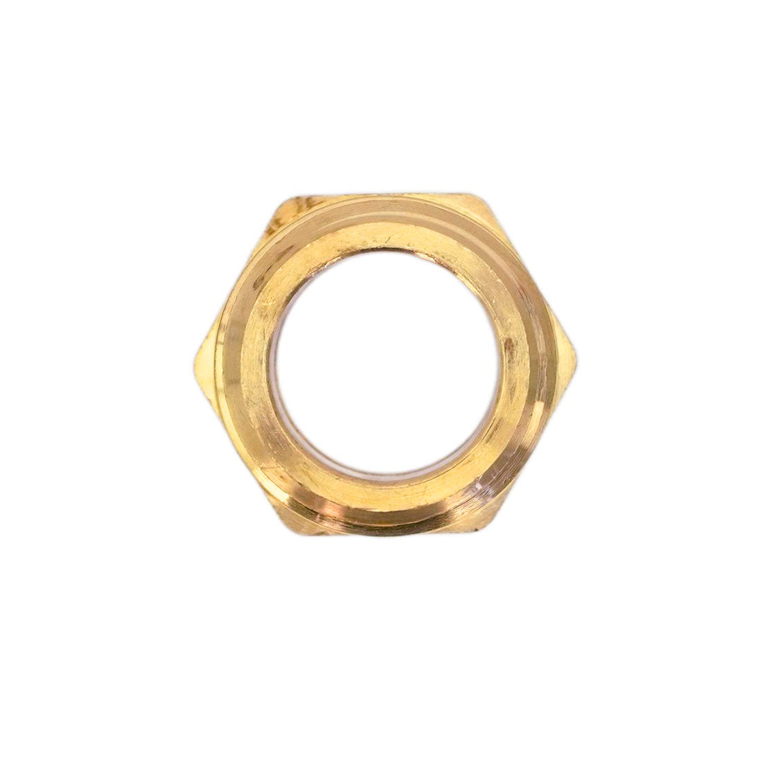 World Enterprises Garden Hose Male X 3/4 NPT Male Bottom View