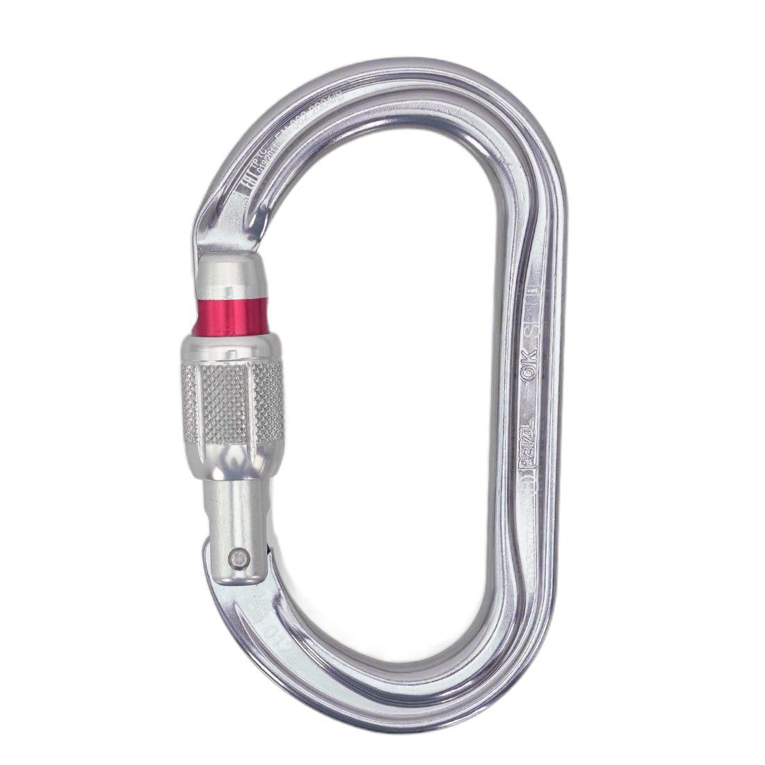 Petzl OK Screw-Lock Carabiner Flipped View