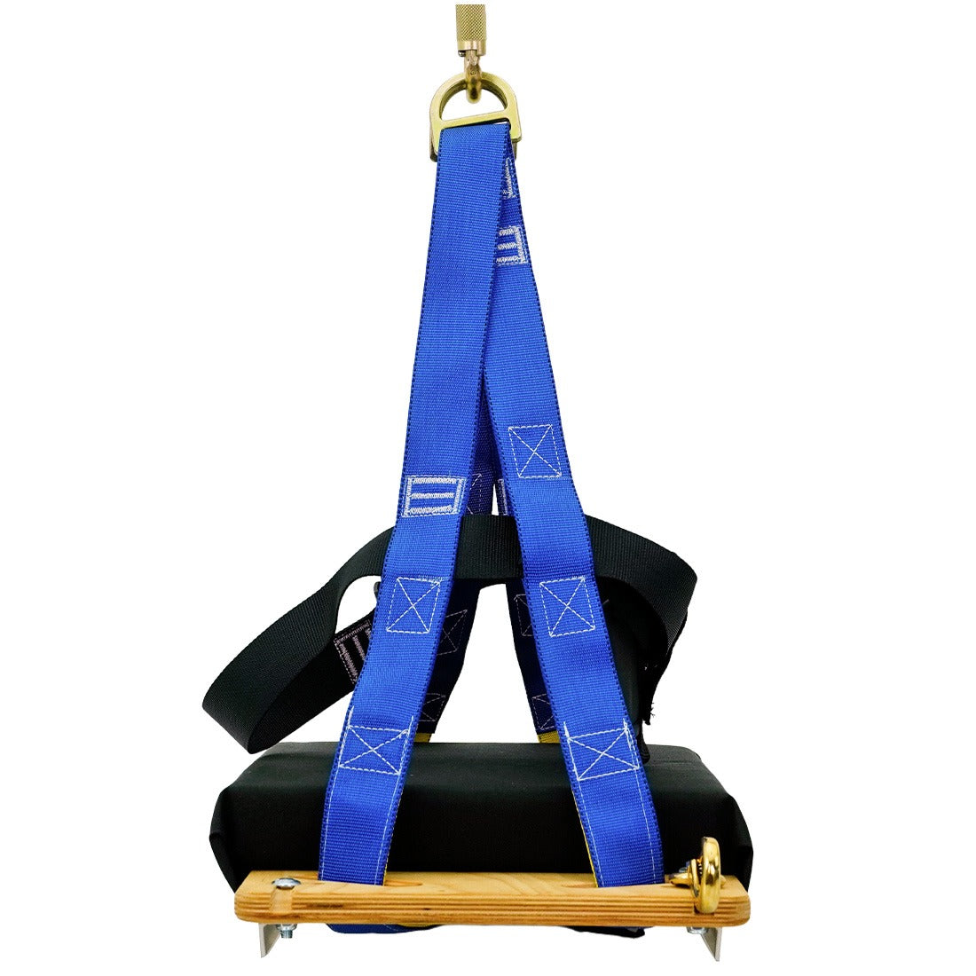 Sky Genie 4 Point Suspension Chair - with Cushion Side View