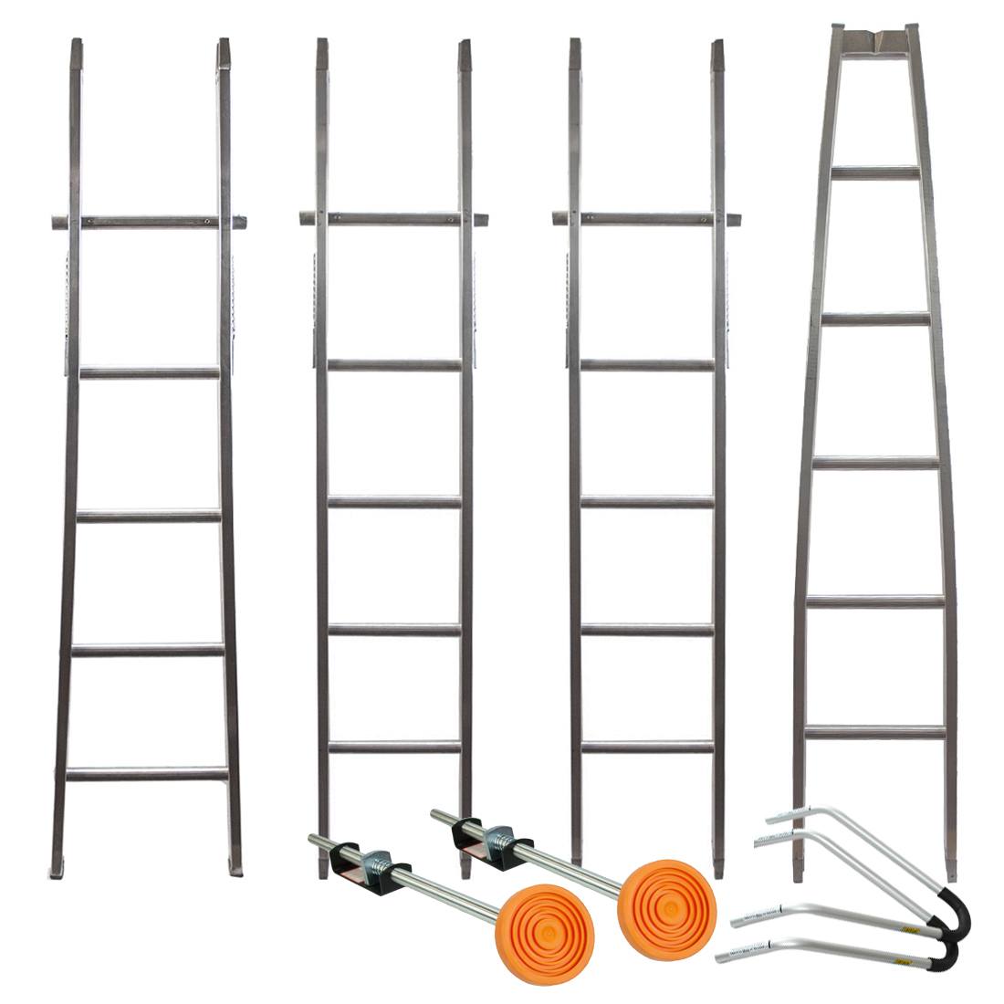 Metallic Ladder Loaded Kit, 21 Foot