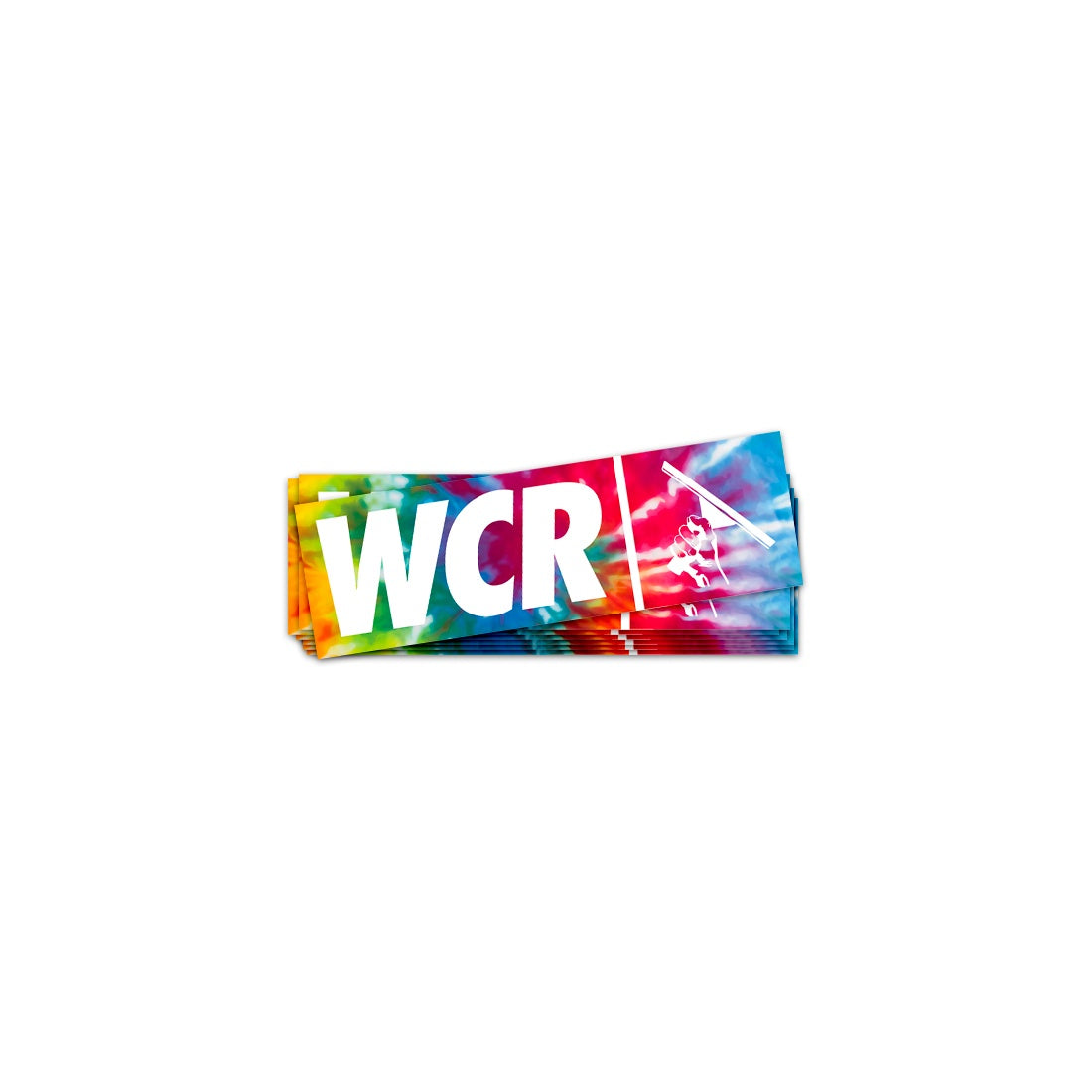WCR ClassicStickers Tie-Dye Stacked View