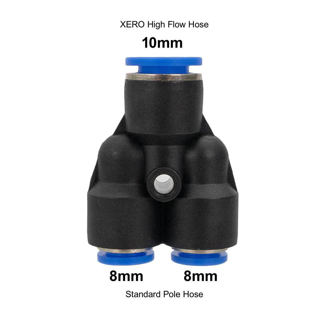 XERO Push to Fit Y-Fitting Reducer - 10mm to 8mm Spec View