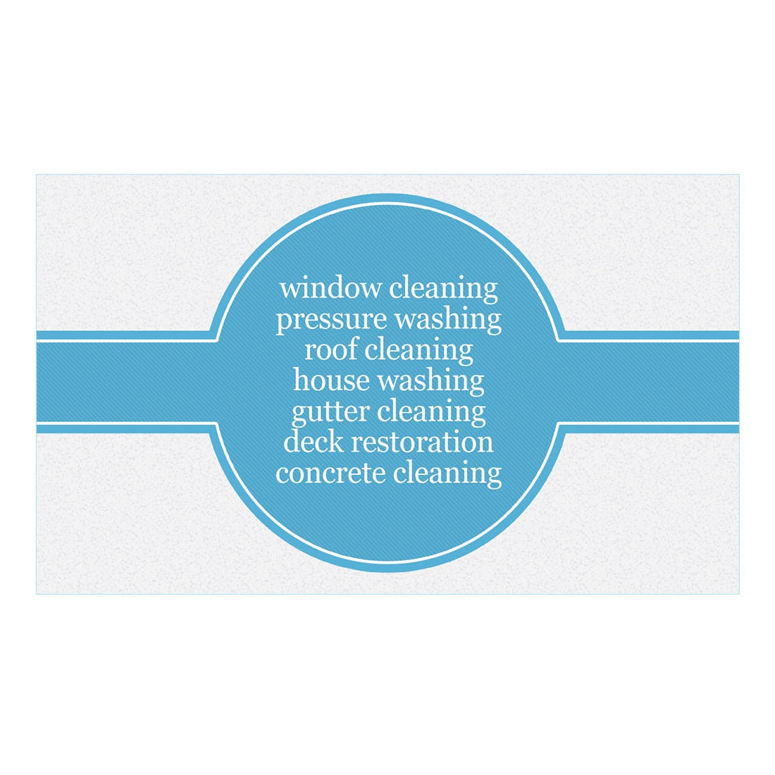 Business Card Ribbon Back Design