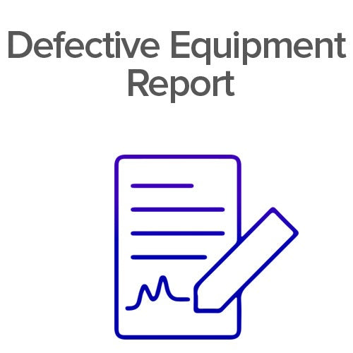 Defective Equipment Report Icon