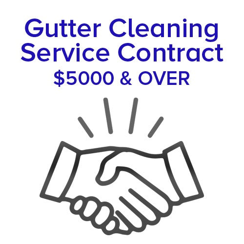 Gutter Cleaning Service Contract $5000+ Front View
