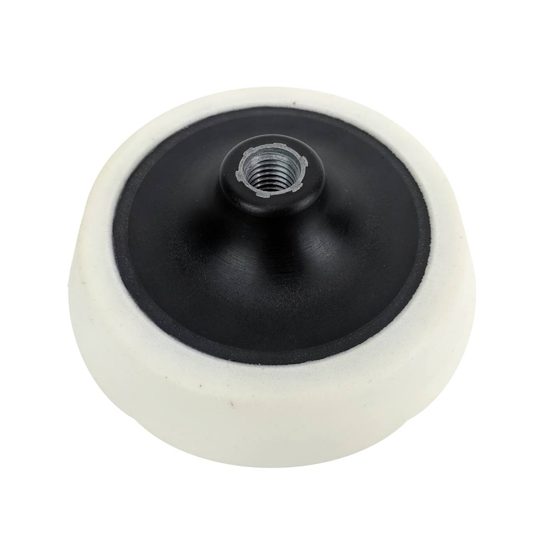 GlassRenu White Backing Pad - 6 Inch - Oblique Head View