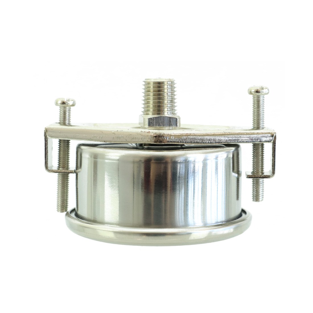 Tucker 0-160 PSI Liquid Filled Pressure Gauge Bottom View