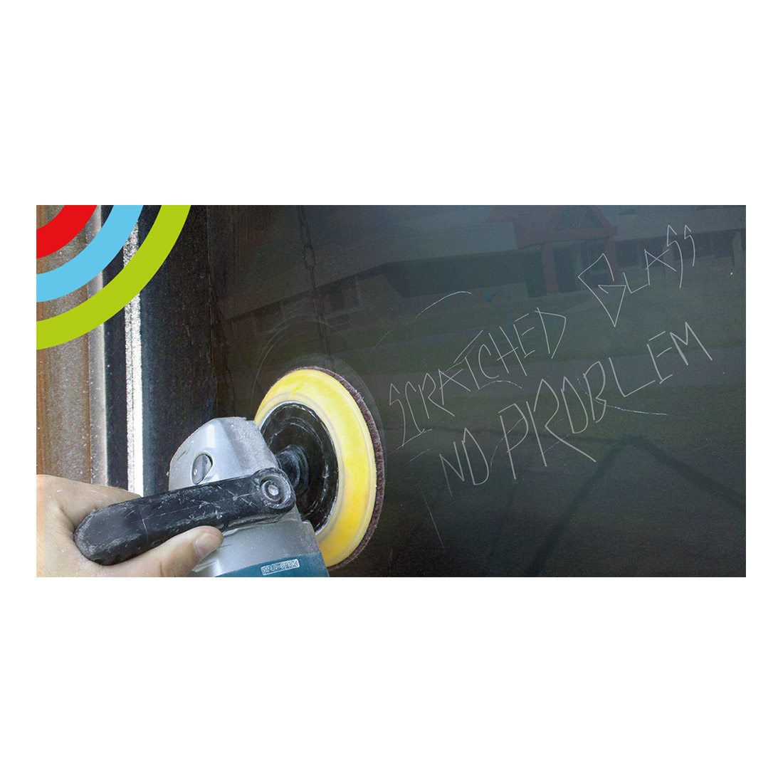 Scratched Glass Facebook Ad