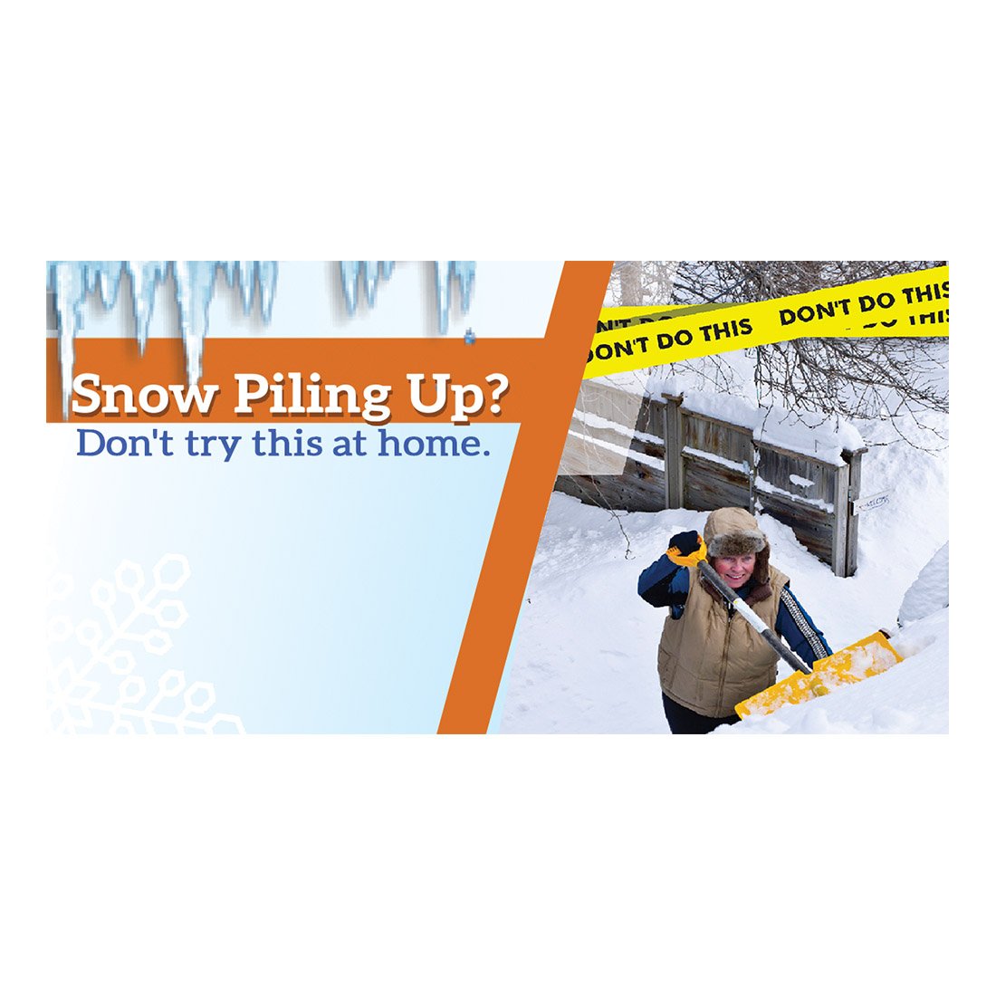 Roof Shoveling Facebook Ad
