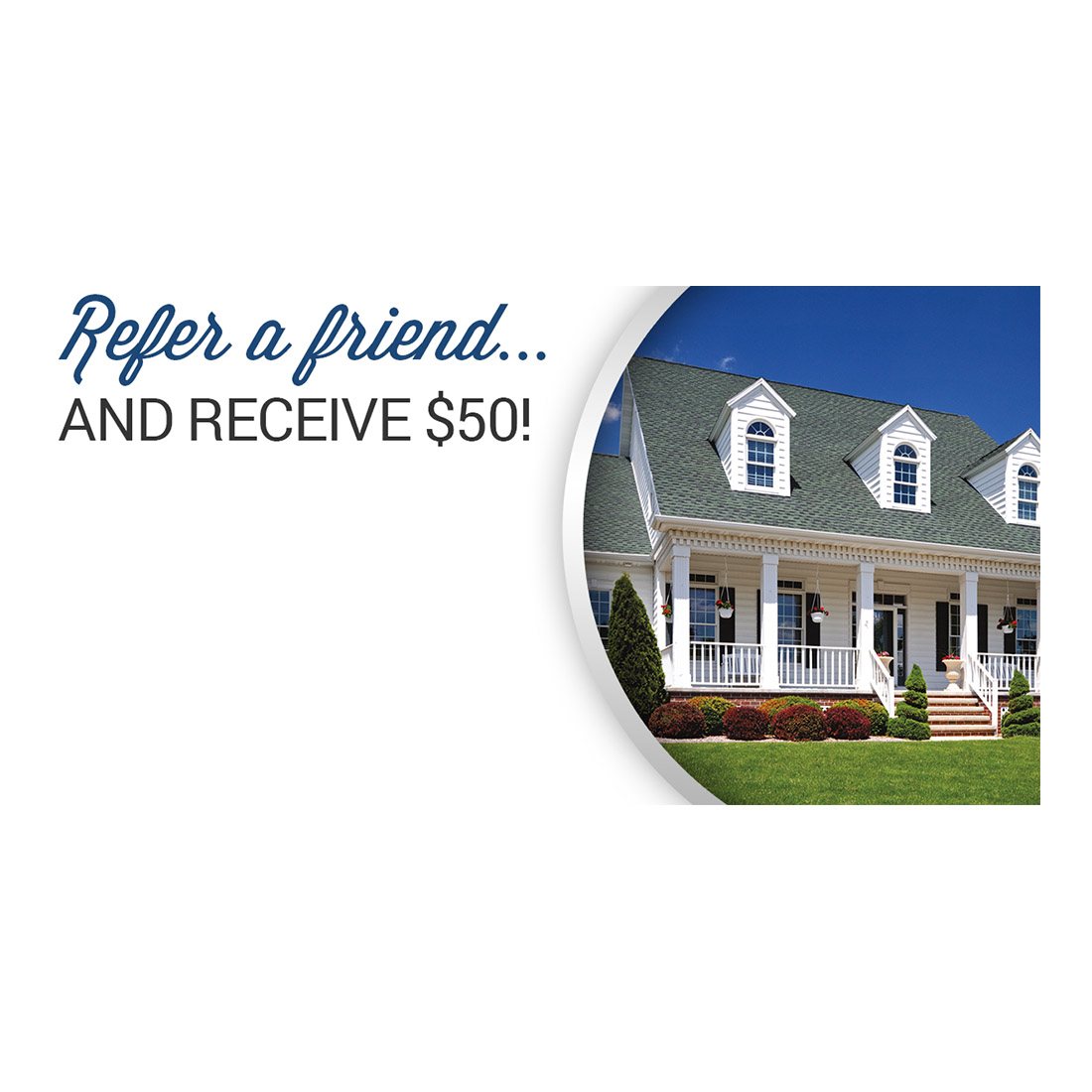 Refer A Friend Design Suite - White Facebook Ad View