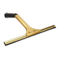 Companion Tools Complete 12 Inch Swivel Ledger Ettore Brass Channel Squeegee - 14 Inch - Front View