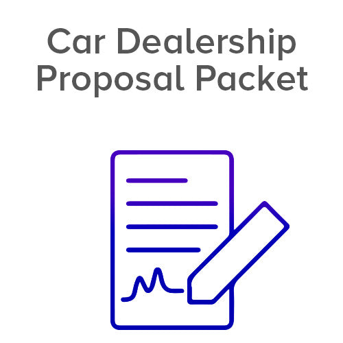 Car Dealership Proposal Packet, Downloadables