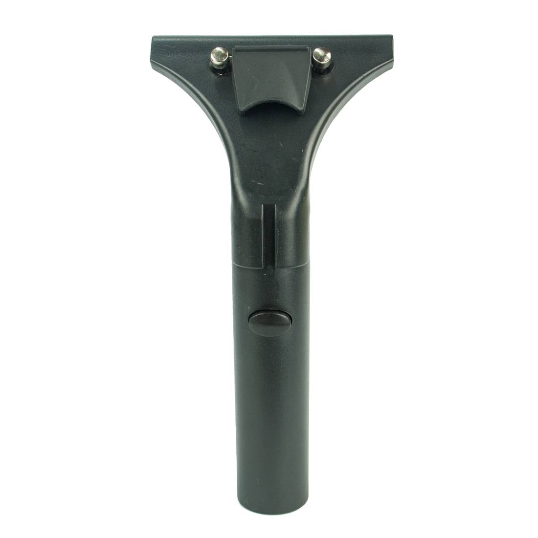 Ettore Brass BackFlip Squeegee Handle Upright Front View