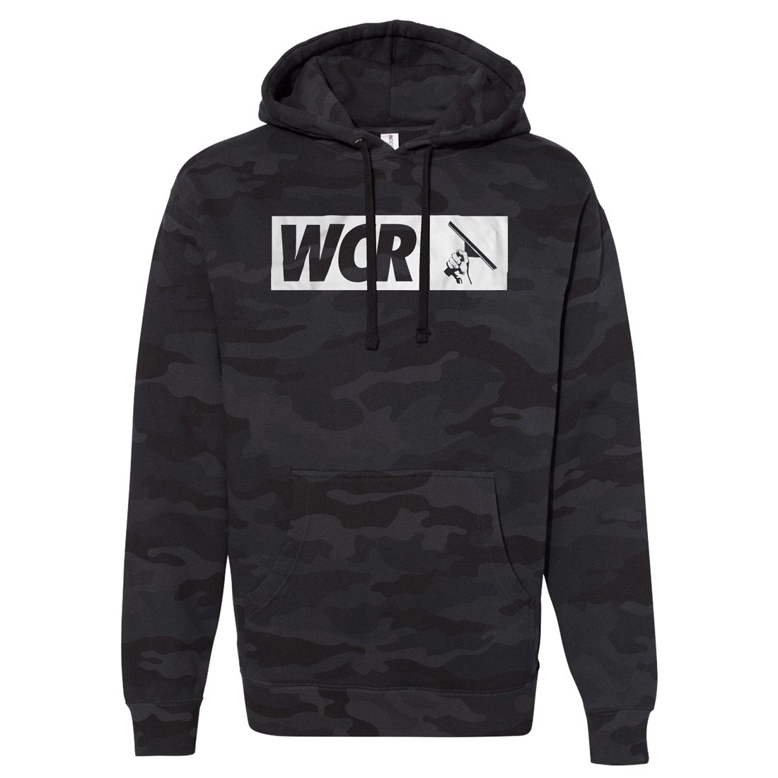 WCR Camo Hoodie Black View