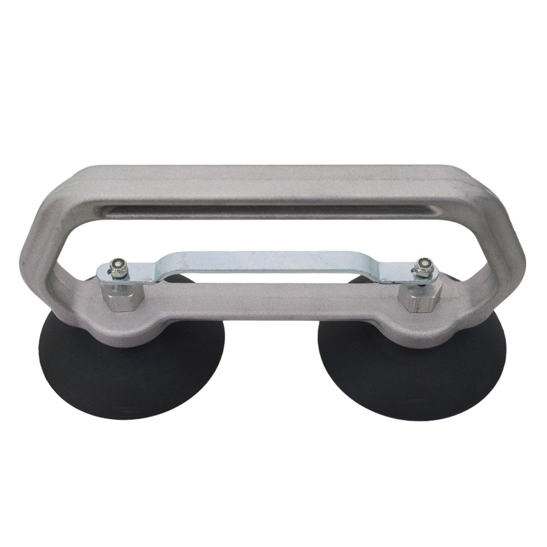 All-Vac Double Cup Lifter - Steel Fittings - 4 Inch Top Slanted Angle View