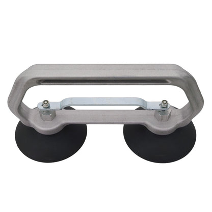 All-Vac Double Cup Lifter - Steel Fittings - 4 Inch Top Slanted Angle View