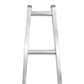 Metallic Ladder Aluminum Open Top Section - 8 Foot Top View
