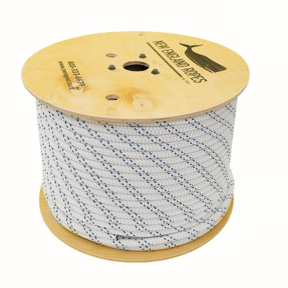 New England Rope KM III 5/8 Inch White 600 Foot - Tope View