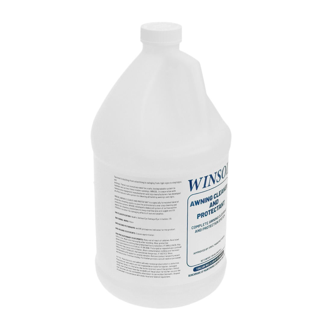 Winsol Awning Cleaner and Protectant Gallon Side View