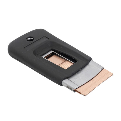 World Enterprises Soft Grip Safety Scraper 1.5 Inch Top View