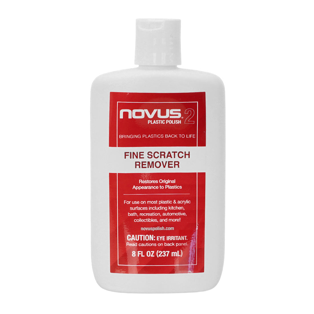 Novus Plastic Polish #2 Fine Scratch Remover 8 oz - Main View