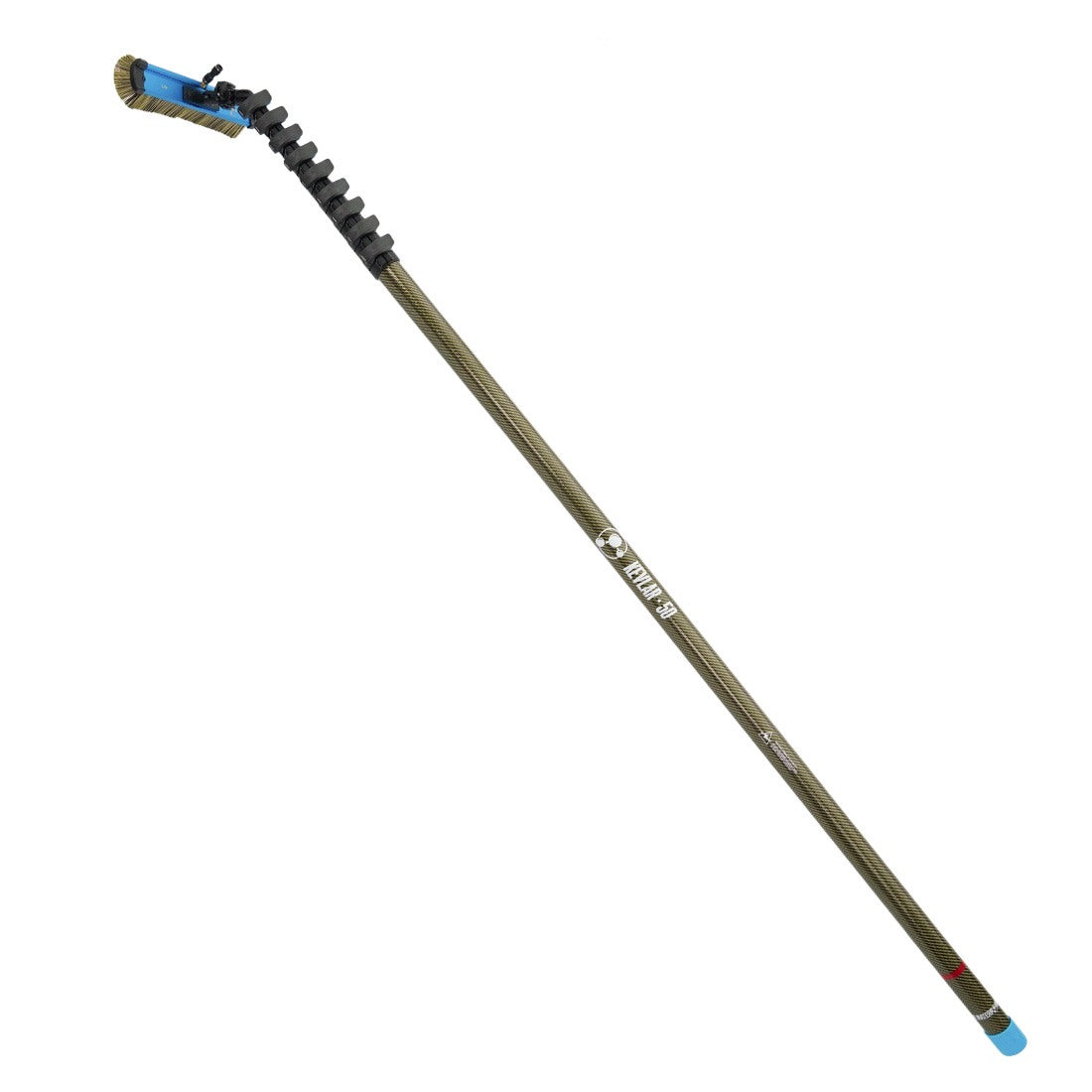 PWP Kevlar Water Fed Pole 50 Foot 14 Inch Brush View