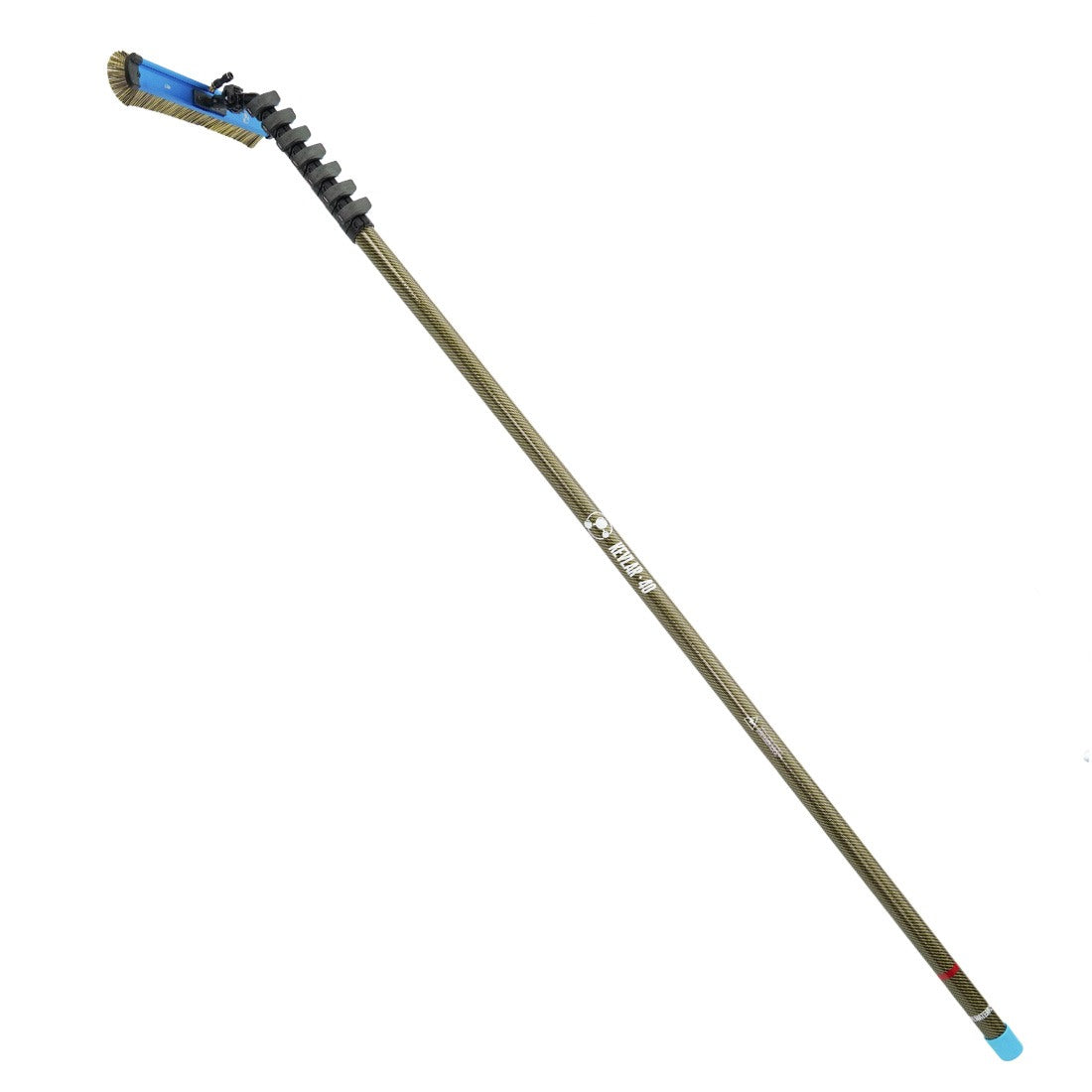 PWP Kevlar Water Fed Pole 40 Foot 18 Inch Brush View