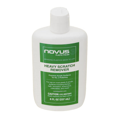 Novus Plastic Polish #3 Heavy Scratch Remover 8 oz - Overhead View