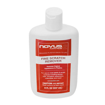 Novus Plastic Polish #2 Fine Scratch Remover 8 oz - Over Head View