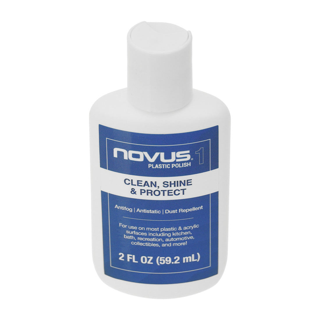 Novus Plastic Polish #1 Clean and Shine Top Angle View