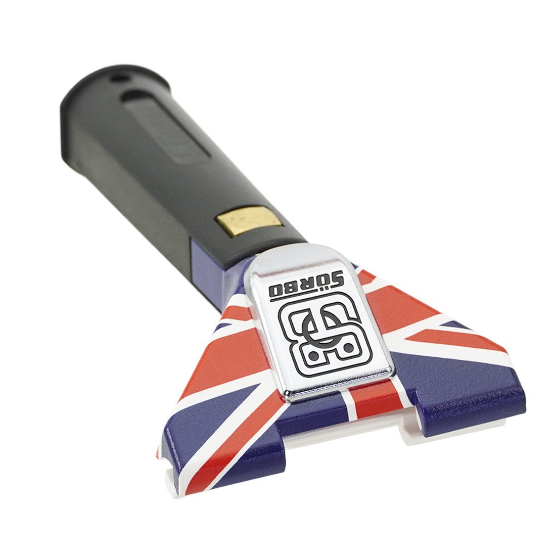 Sörbo English Flag Squeegee Handle Left Angle View