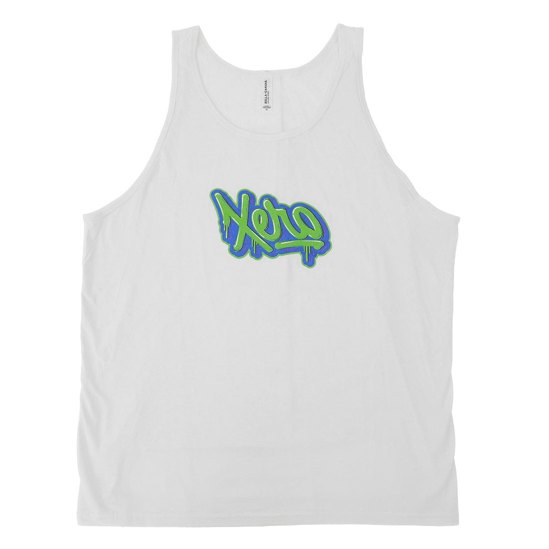 XERO Drip Script Tank White View