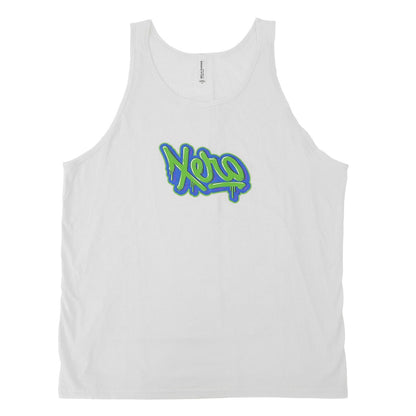 XERO Drip Script Tank White View