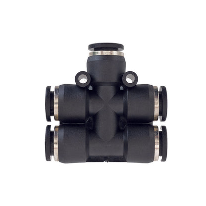 XERO Push-to-Fit Double T-Fitting - 5/16 Inch Front View