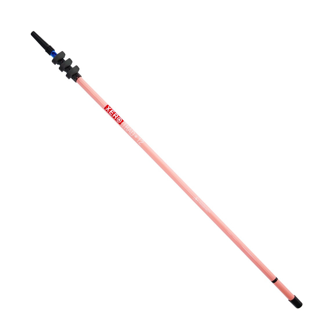 XERO Carbon Fiber Trad Pole 2.0 Light Pink XERO Tip View