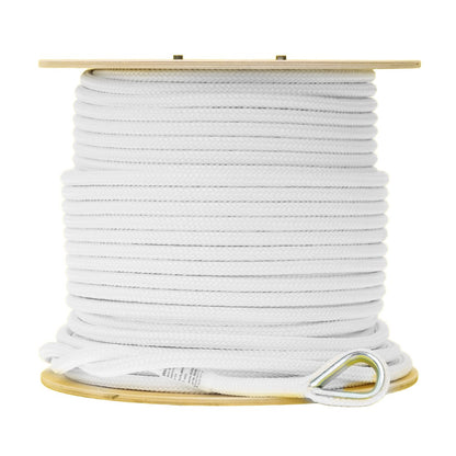 New England Rope with Galvanized Steel Thimbles - 1/2 Inch Front View