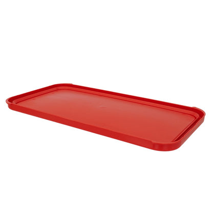 Pulex Bucket Lids Red Bottom Corner View