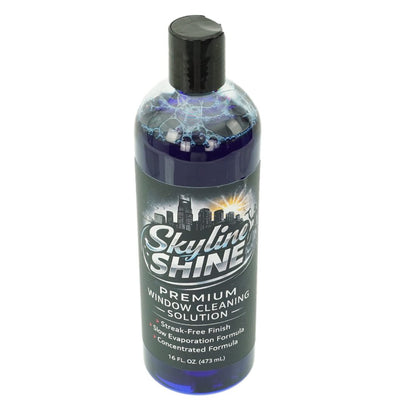 Skyline Shine Window Cleaning Solution - 16 oz Top Angle View