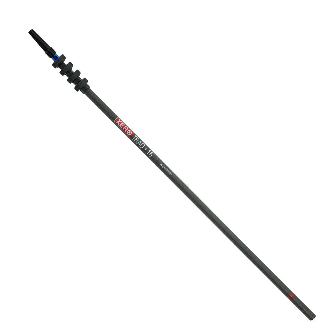 XERO Carbon Fiber Trad Pole 2.0 - Black - 16 Foot XERO Tip View