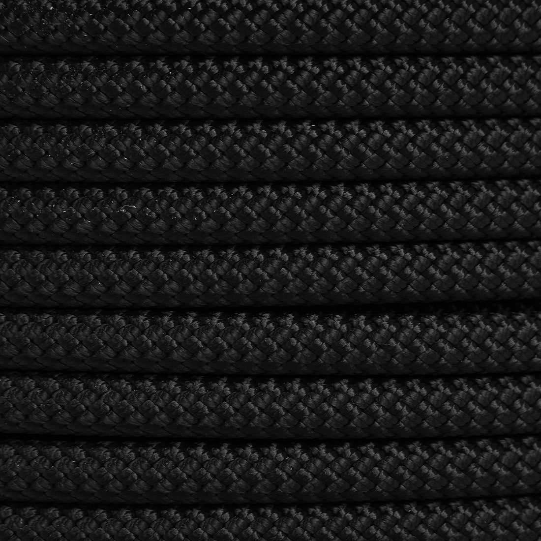 New England Rope KM III Black - 1/2 Inch Close Up View