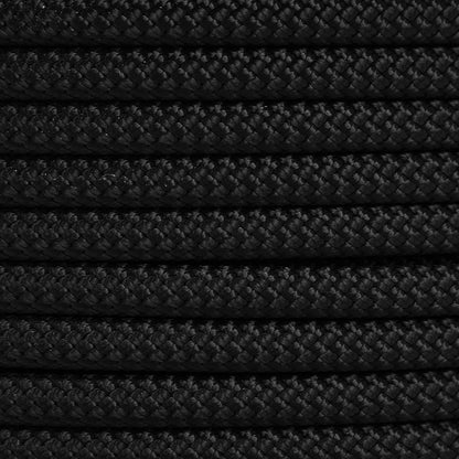 New England Rope KM III Black - 1/2 Inch Close Up View
