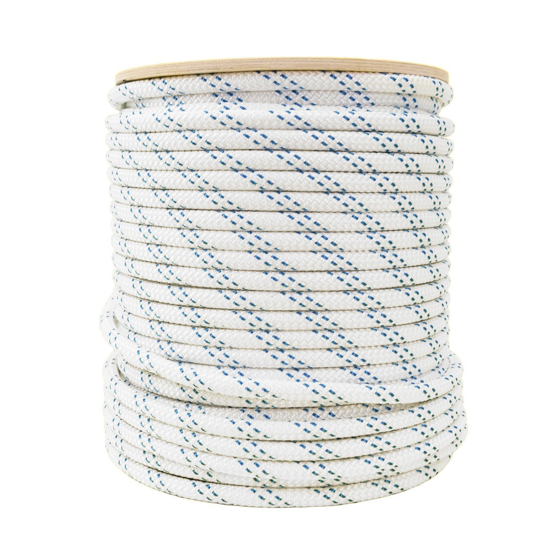 New England Rope KM III White Blue 1_2 Inch 300 Foot - Main View