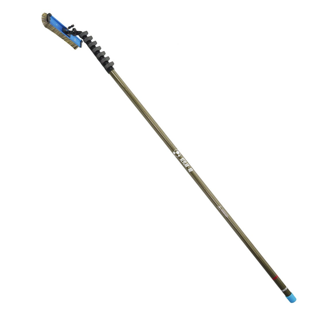 PWP Kevlar Water Fed Pole 2026 - 40 Foot - 18 Inch Brush View