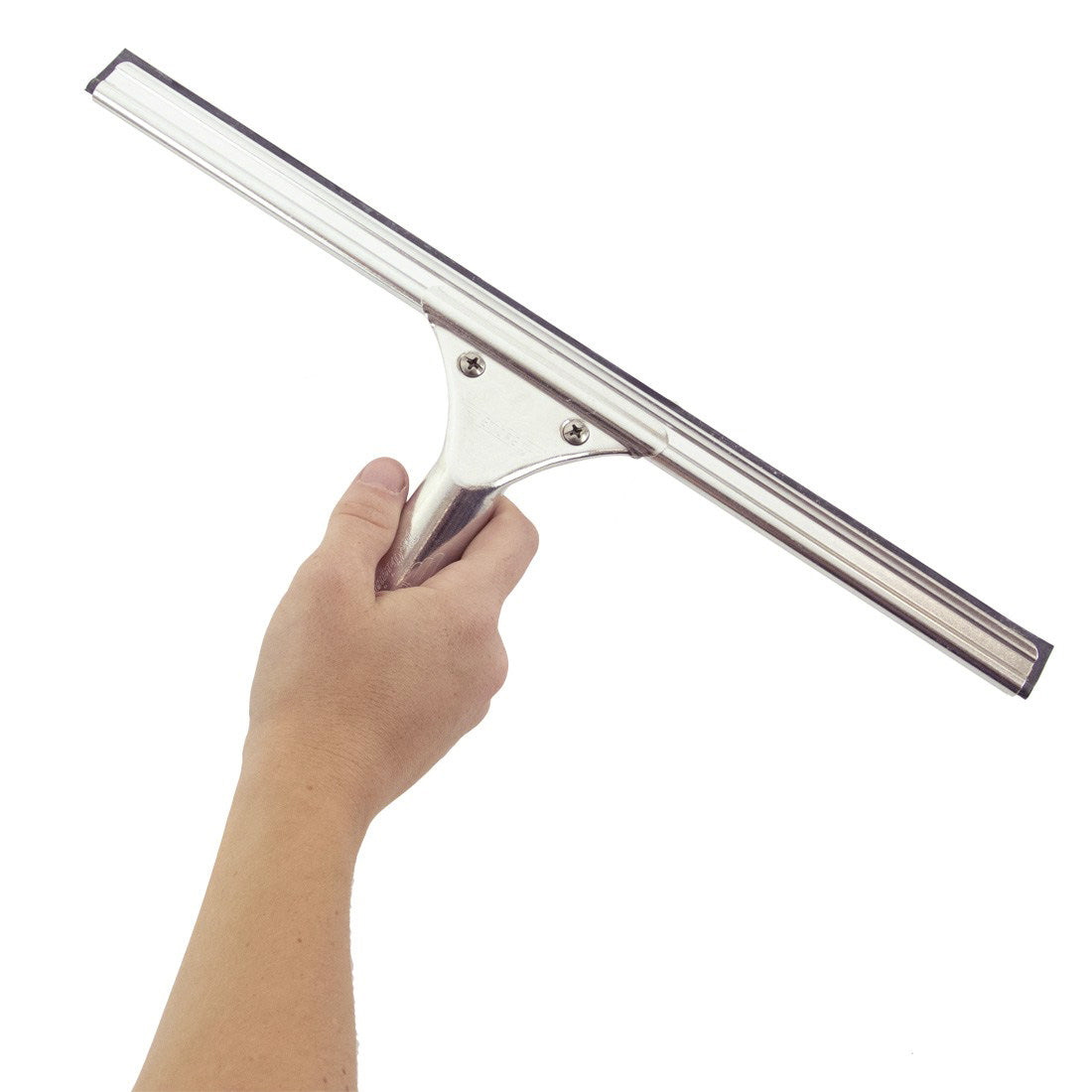 Ettore Complete Aluminum Squeegee In Hand View