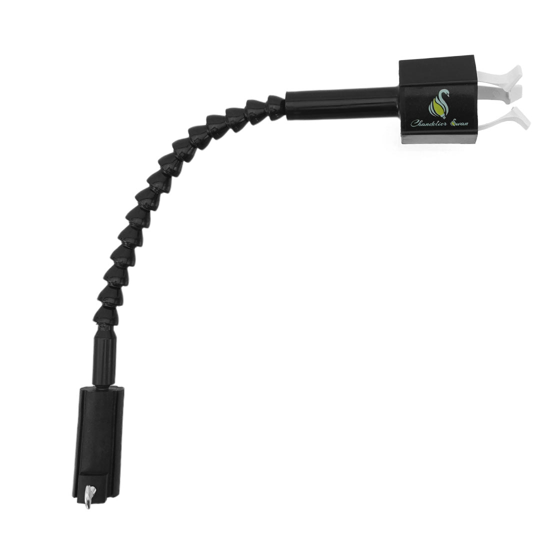 Chandelier Swan Pole Tip View Back View